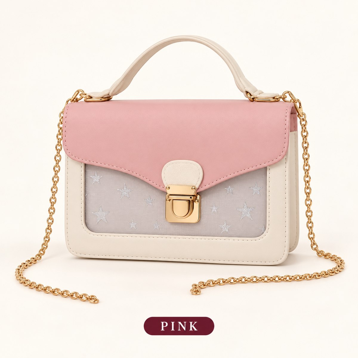 The Starlight Mini | Star-Print Chain Shoulder Bag — photo 4