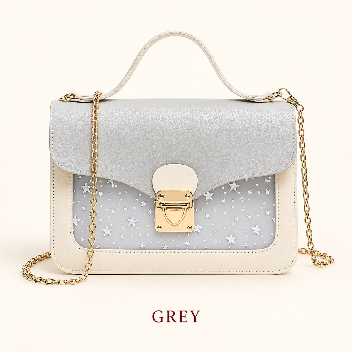 The Starlight Mini | Star-Print Chain Shoulder Bag — photo 2